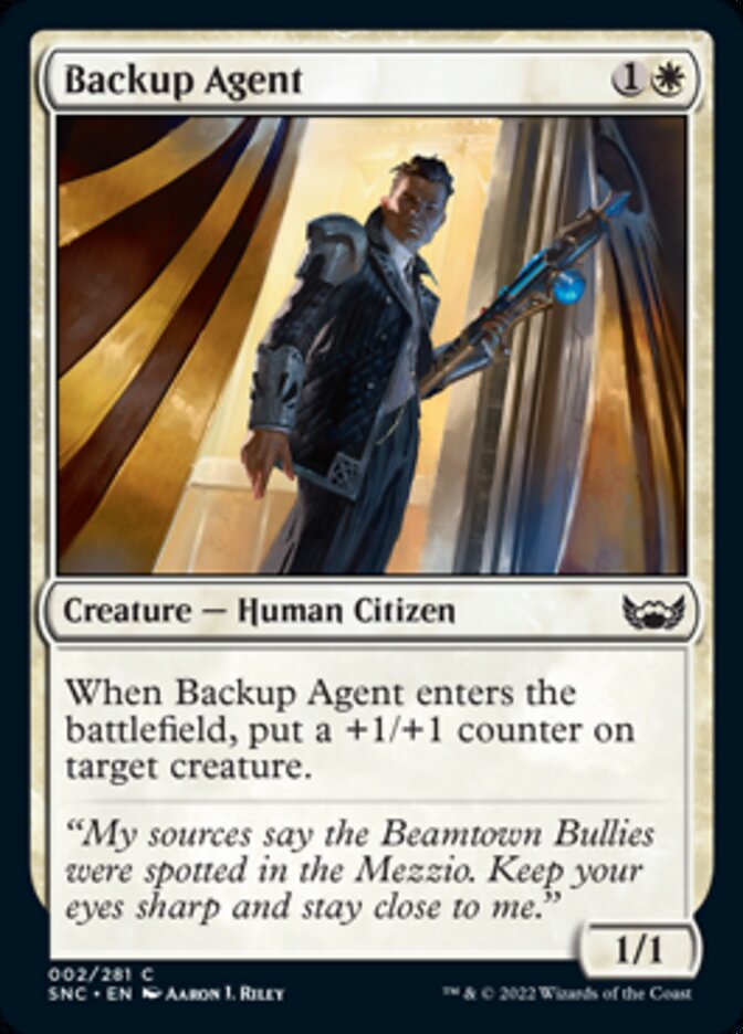 Backup Agent [Streets of New Capenna] | I Want That Stuff Brandon