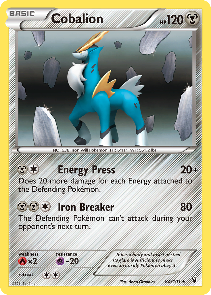 Cobalion (84/101) [Black & White: Noble Victories] | I Want That Stuff Brandon