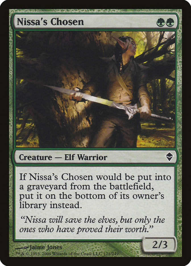 Nissa's Chosen [Zendikar] | I Want That Stuff Brandon