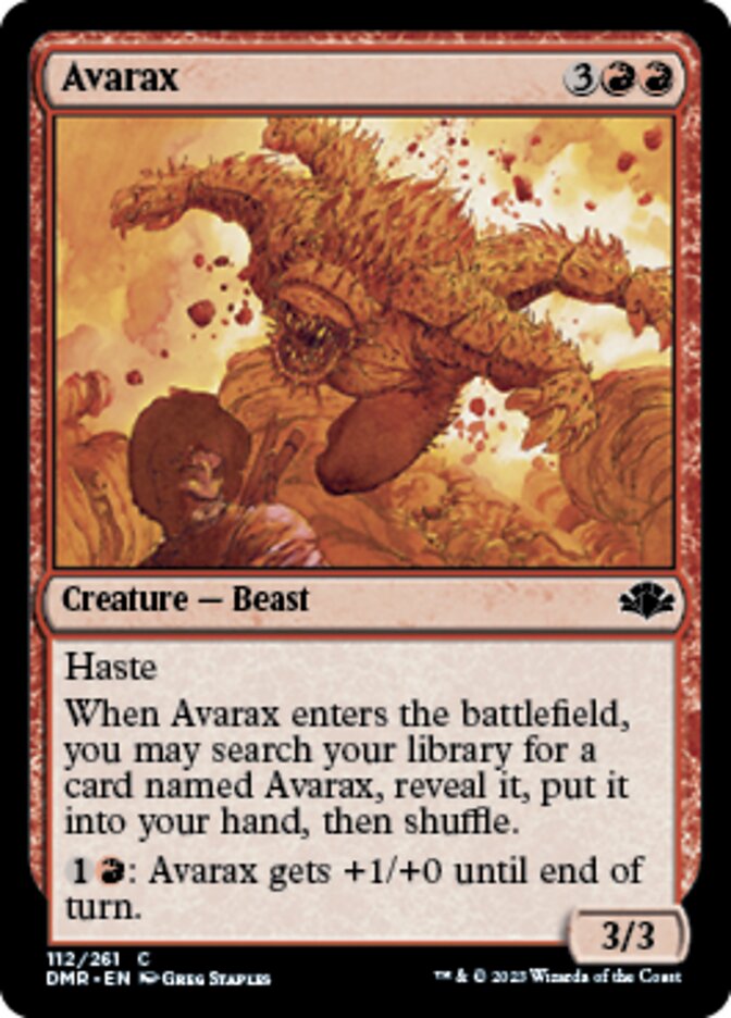 Avarax [Dominaria Remastered] | I Want That Stuff Brandon