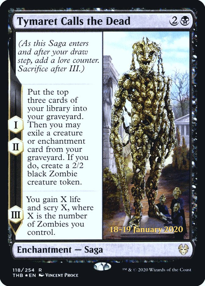 Tymaret Calls the Dead [Theros Beyond Death Prerelease Promos] | I Want That Stuff Brandon