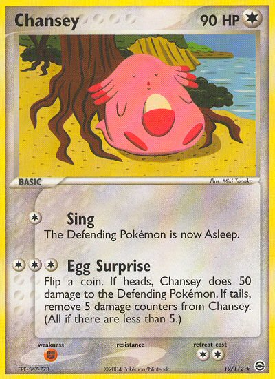 Chansey (19/112) [EX: FireRed & LeafGreen] | I Want That Stuff Brandon