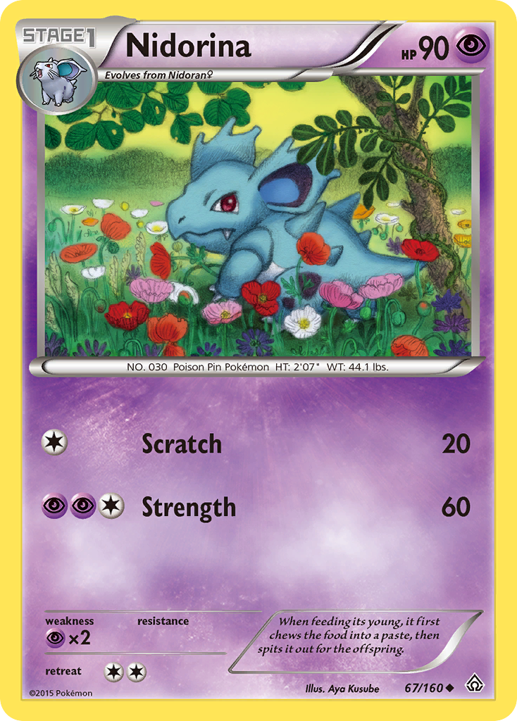 Nidorina (67/160) [XY: Primal Clash] | I Want That Stuff Brandon