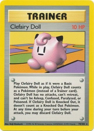 Clefairy Doll (70/102) [Base Set Unlimited] | I Want That Stuff Brandon
