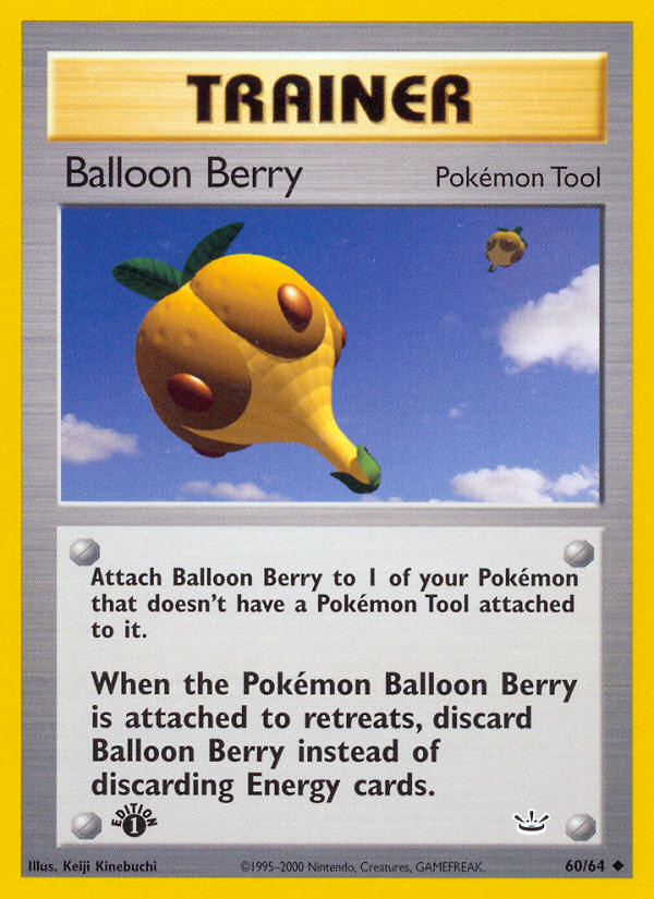 Balloon Berry (60/64) [Neo Revelation 1st Edition] | I Want That Stuff Brandon