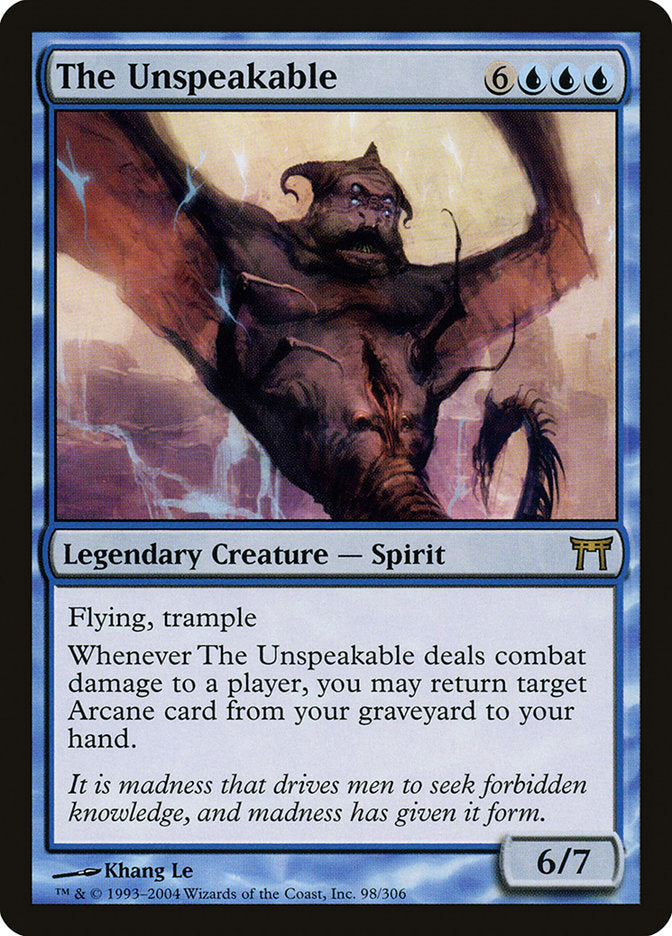 The Unspeakable [Champions of Kamigawa] | I Want That Stuff Brandon