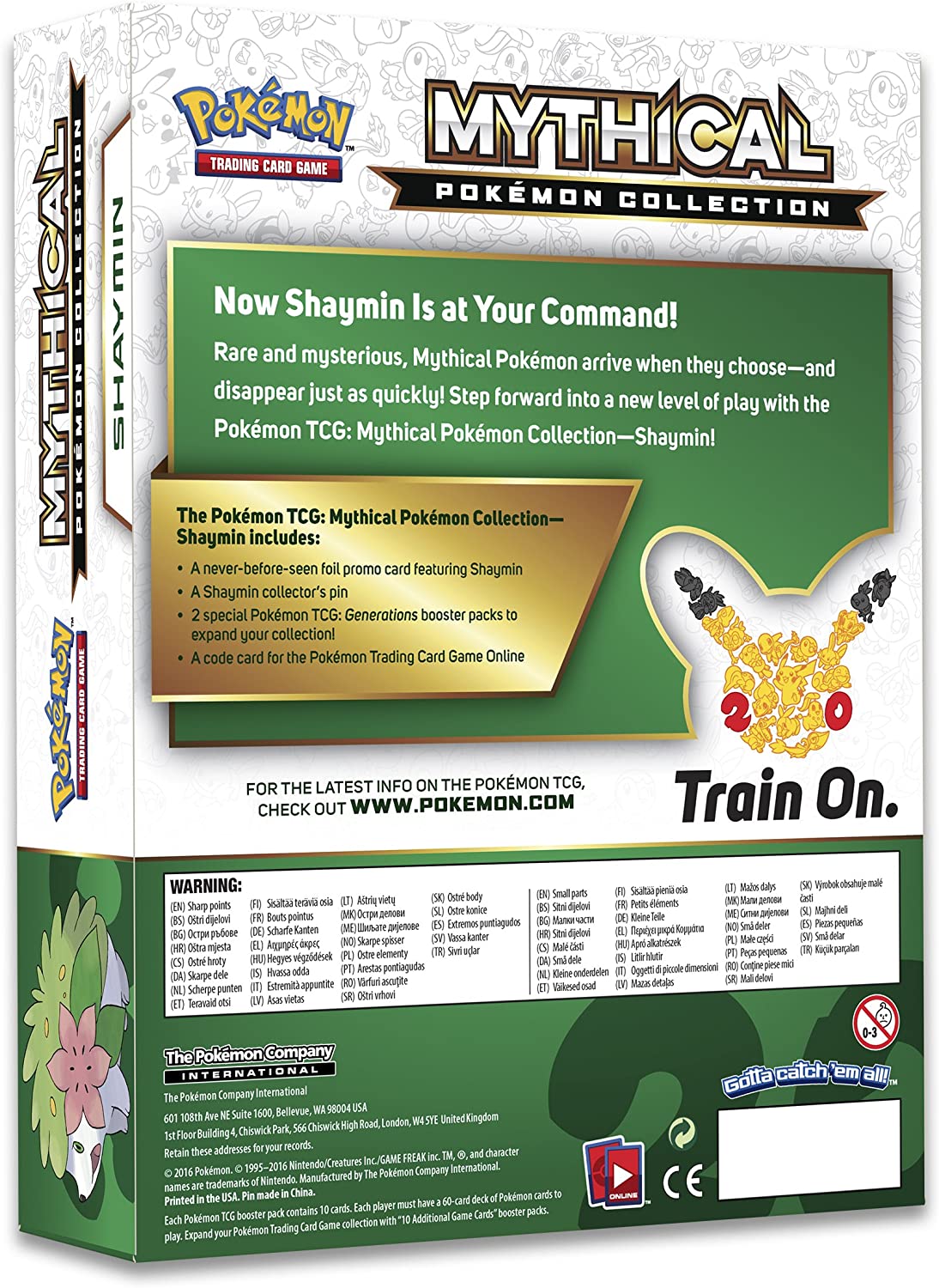 Generations - Mythical Pokemon Collection Case (Shaymin) | I Want That Stuff Brandon