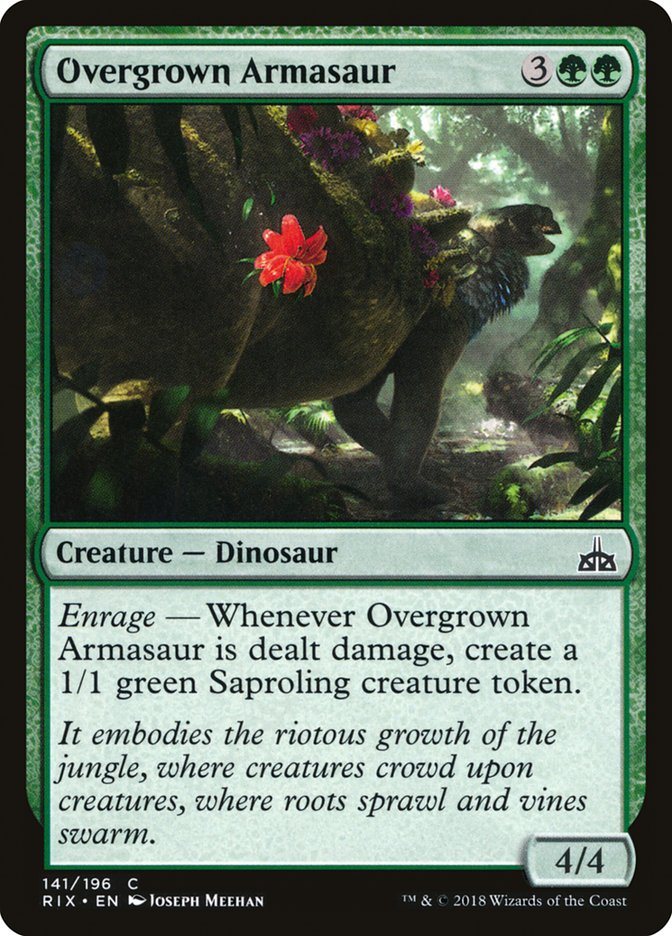 Overgrown Armasaur [Rivals of Ixalan] | I Want That Stuff Brandon