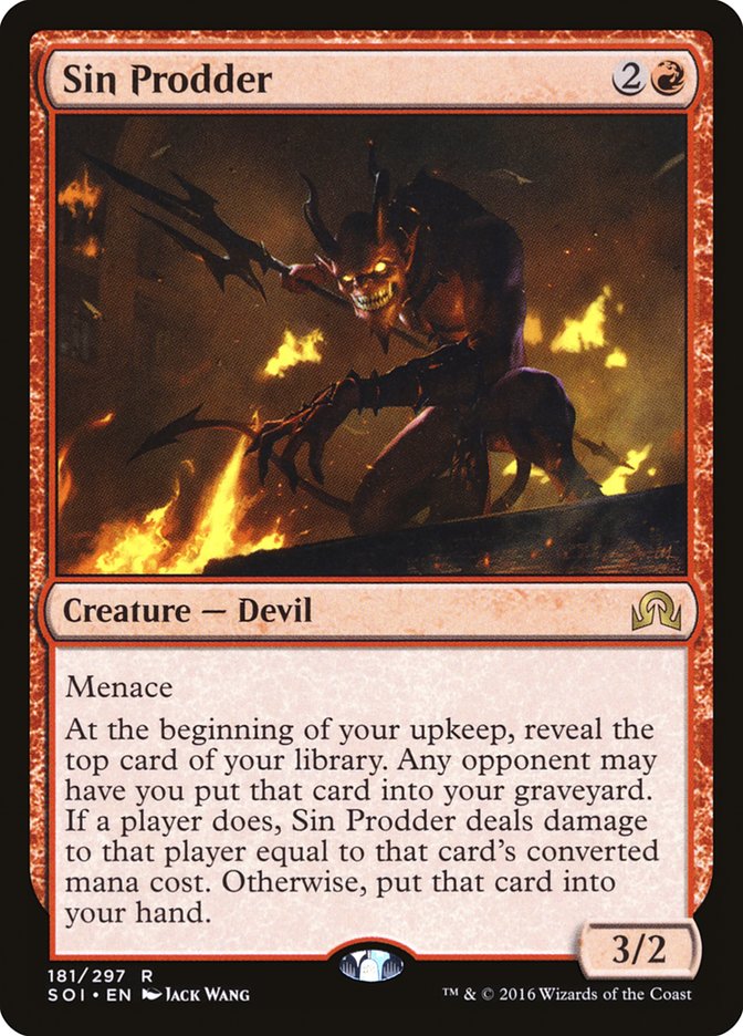 Sin Prodder [Shadows over Innistrad] | I Want That Stuff Brandon