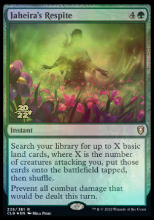 Jaheira's Respite [Commander Legends: Battle for Baldur's Gate Prerelease Promos] | I Want That Stuff Brandon