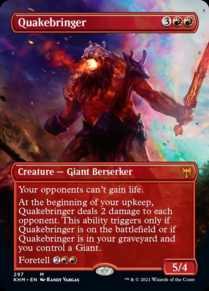 Quakebringer (Borderless Alternate Art) [Kaldheim] | I Want That Stuff Brandon