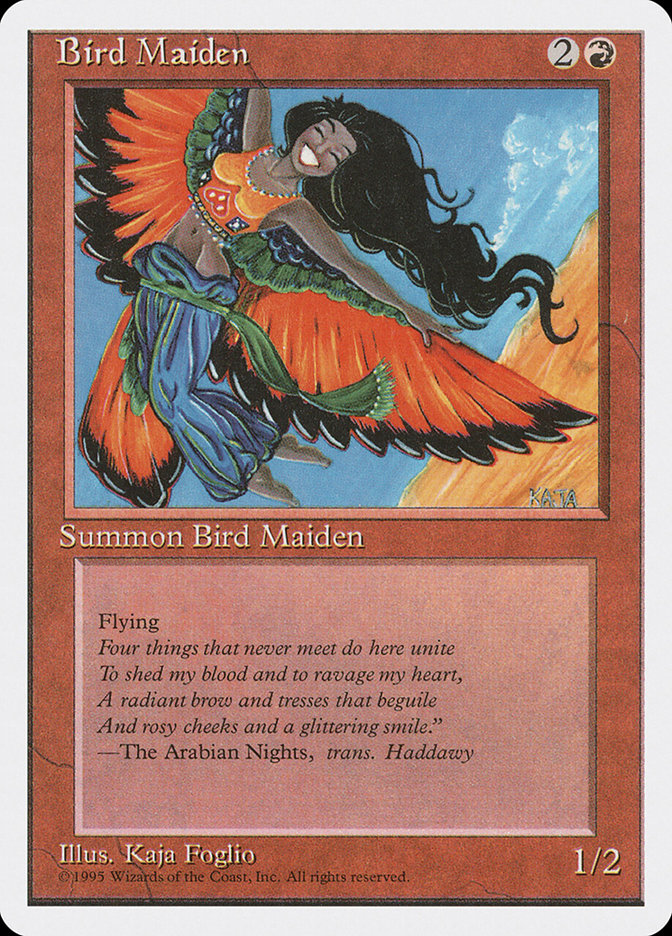Bird Maiden [Fourth Edition] | I Want That Stuff Brandon