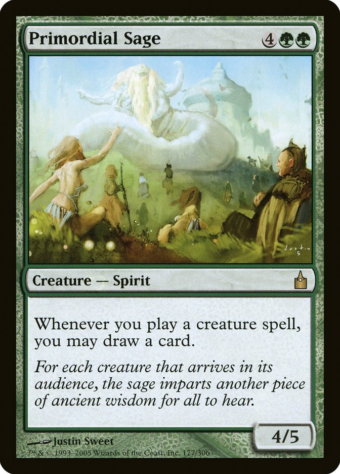Primordial Sage [Ravnica: City of Guilds] | I Want That Stuff Brandon