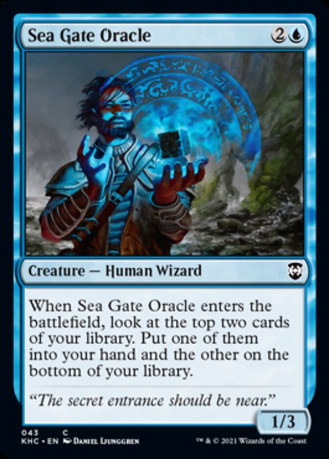 Sea Gate Oracle [Kaldheim Commander] | I Want That Stuff Brandon