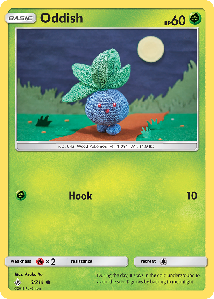 Oddish (6/214) [Sun & Moon: Unbroken Bonds] | I Want That Stuff Brandon