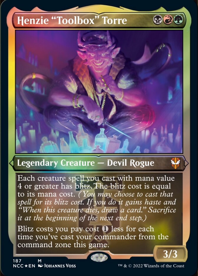 Henzie "Toolbox" Torre (Display Commander) [Streets of New Capenna Commander] | I Want That Stuff Brandon