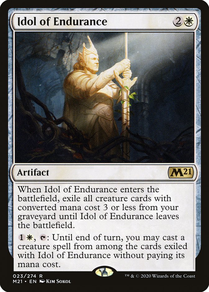 Idol of Endurance [Core Set 2021] | I Want That Stuff Brandon