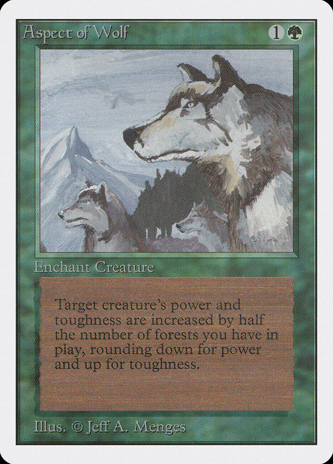 Aspect of Wolf [Unlimited Edition] | I Want That Stuff Brandon