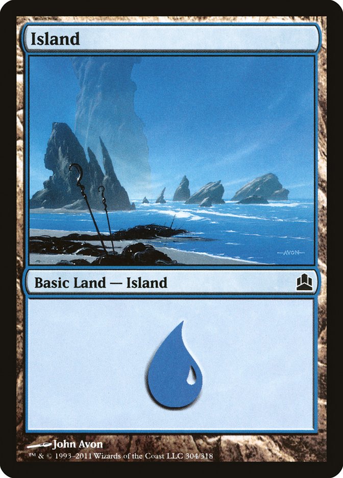 Island (304) [Commander 2011] | I Want That Stuff Brandon