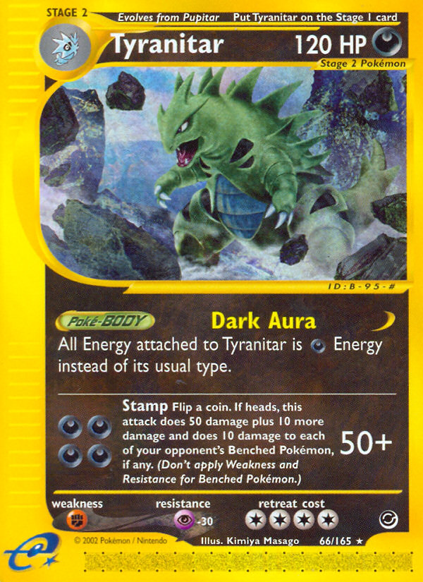 Tyranitar (66/165) [Expedition: Base Set] | I Want That Stuff Brandon