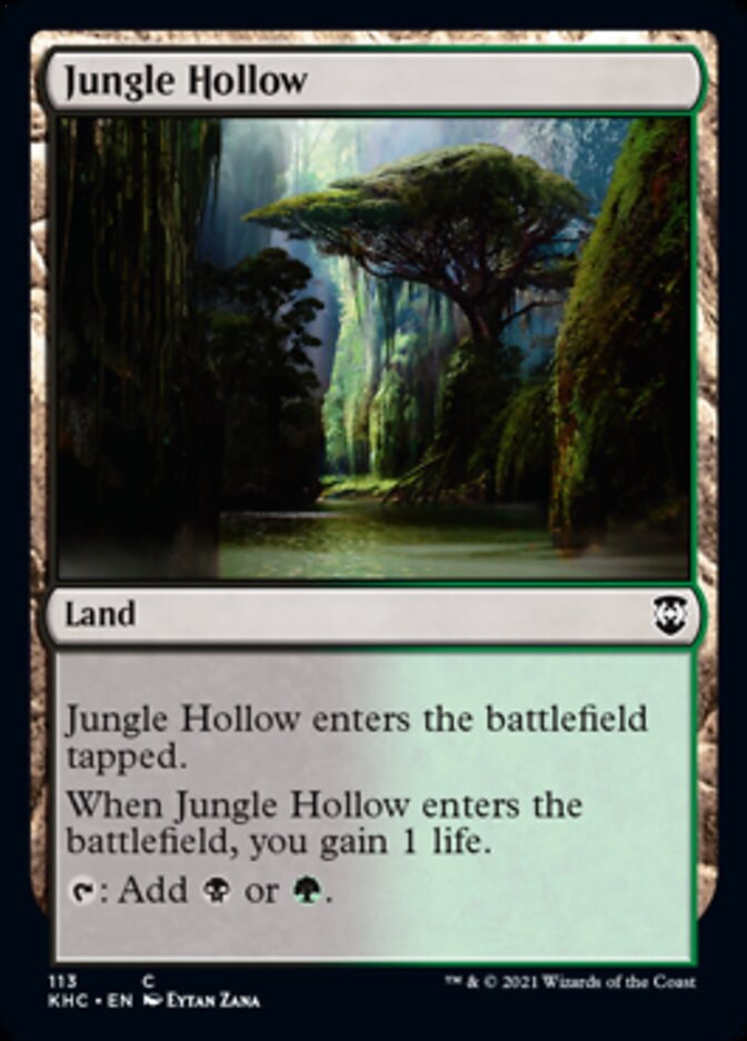 Jungle Hollow [Kaldheim Commander] | I Want That Stuff Brandon