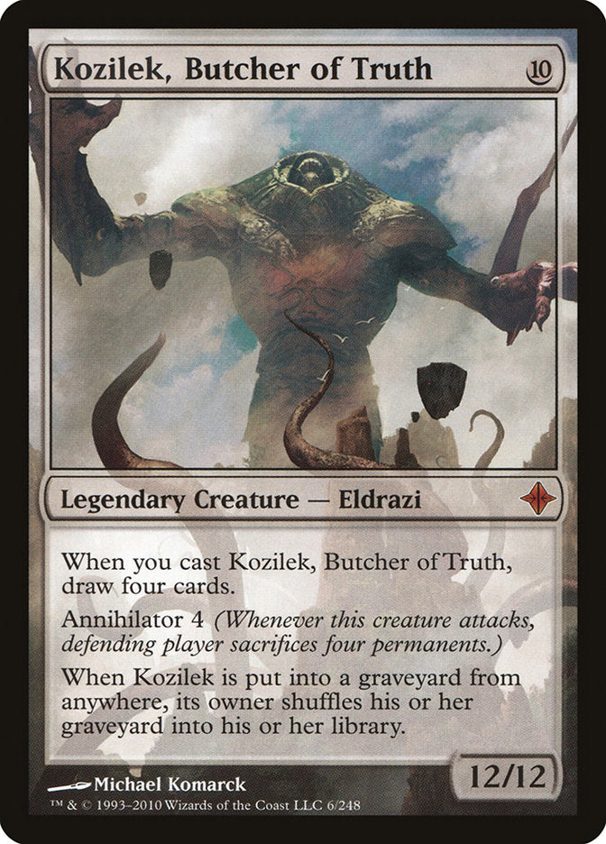 Kozilek, Butcher of Truth [Rise of the Eldrazi] | I Want That Stuff Brandon