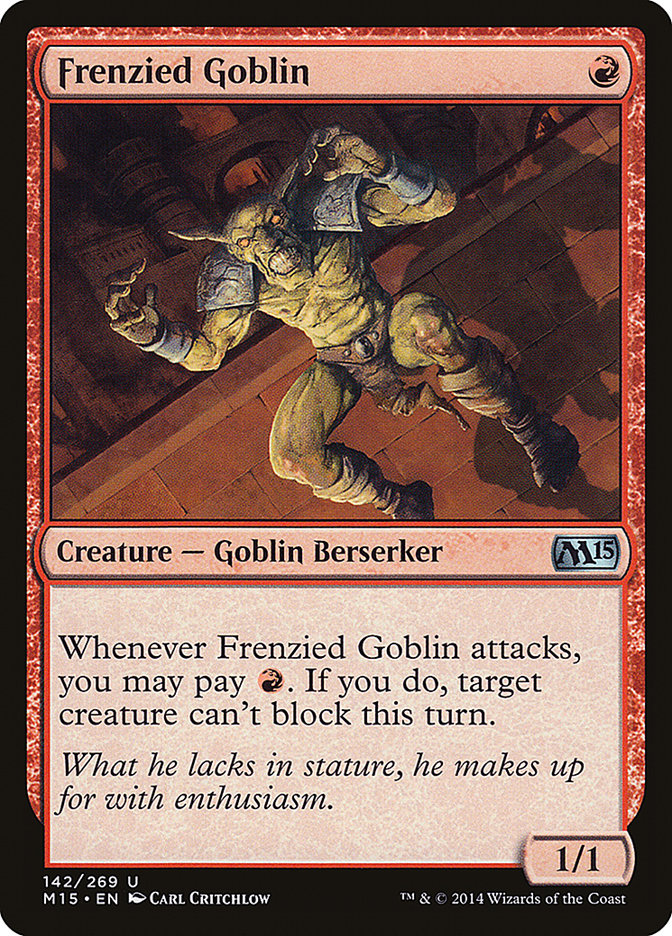 Frenzied Goblin [Magic 2015] | I Want That Stuff Brandon