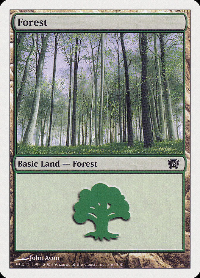 Forest (350) [Eighth Edition] | I Want That Stuff Brandon