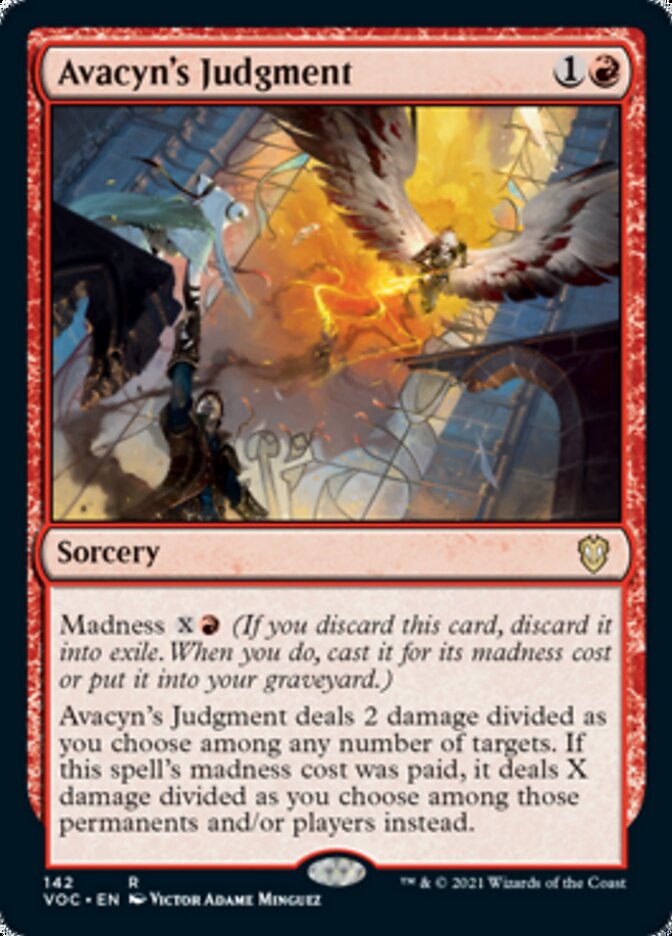 Avacyn's Judgment [Innistrad: Crimson Vow Commander] | I Want That Stuff Brandon