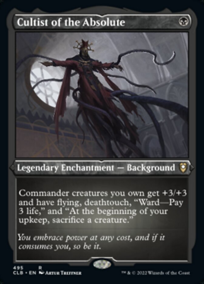 Cultist of the Absolute (Foil Etched) [Commander Legends: Battle for Baldur's Gate] | I Want That Stuff Brandon