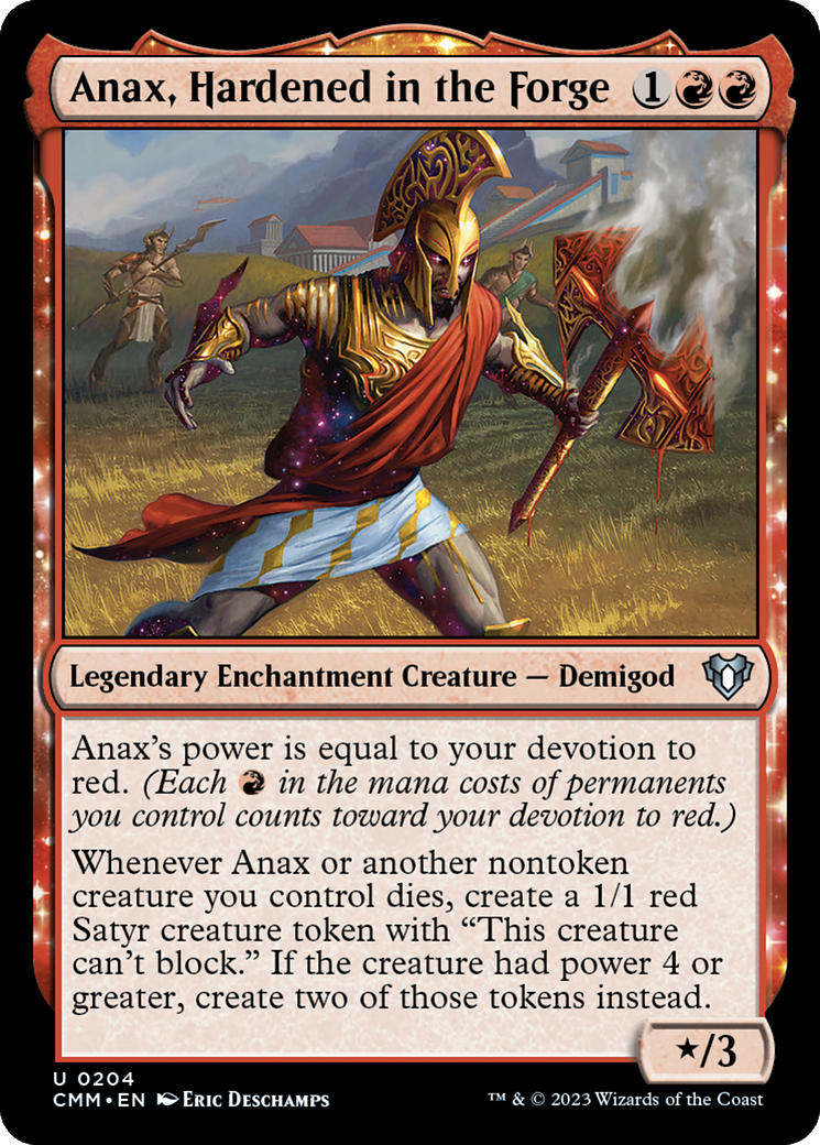 Anax, Hardened in the Forge [Commander Masters] | I Want That Stuff Brandon