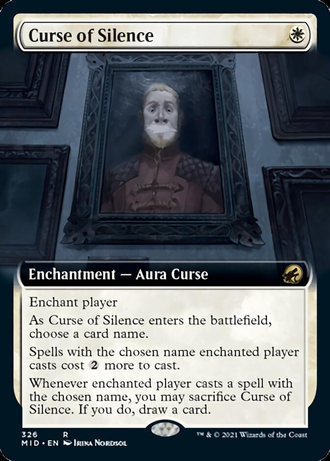 Curse of Silence (Extended Art) [Innistrad: Midnight Hunt] | I Want That Stuff Brandon