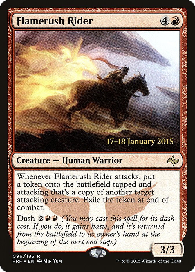 Flamerush Rider [Fate Reforged Prerelease Promos] | I Want That Stuff Brandon