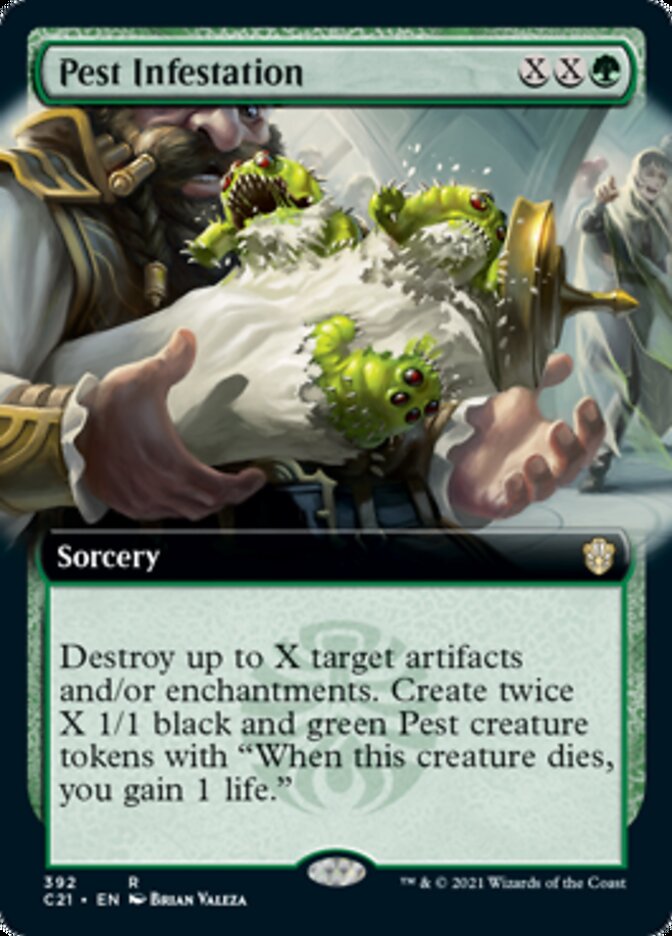 Pest Infestation (Extended Art) [Commander 2021] | I Want That Stuff Brandon