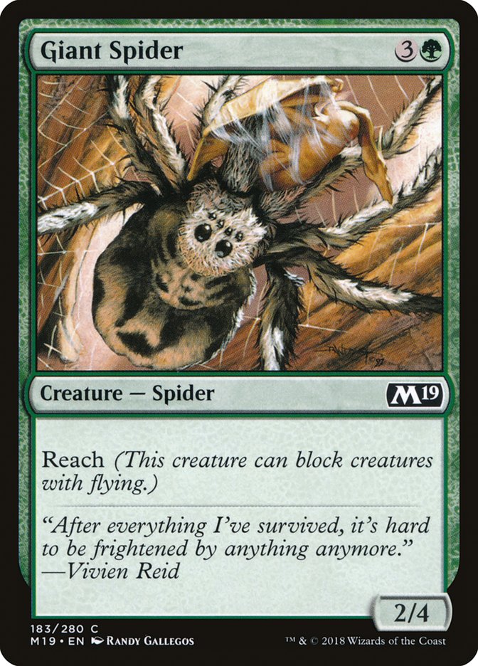 Giant Spider [Core Set 2019] | I Want That Stuff Brandon