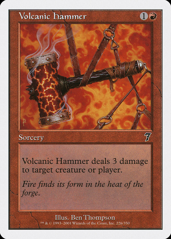 Volcanic Hammer [Seventh Edition] | I Want That Stuff Brandon