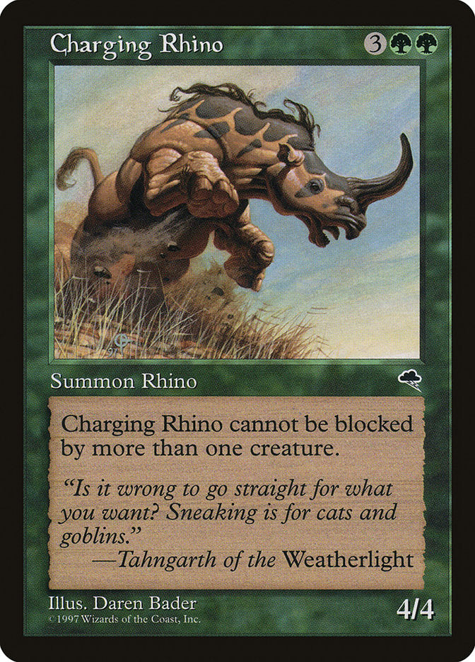 Charging Rhino [Tempest] | I Want That Stuff Brandon