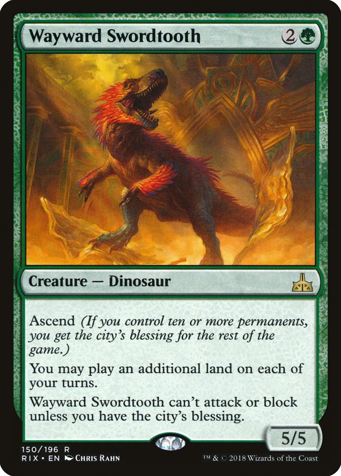 Wayward Swordtooth [Rivals of Ixalan] | I Want That Stuff Brandon