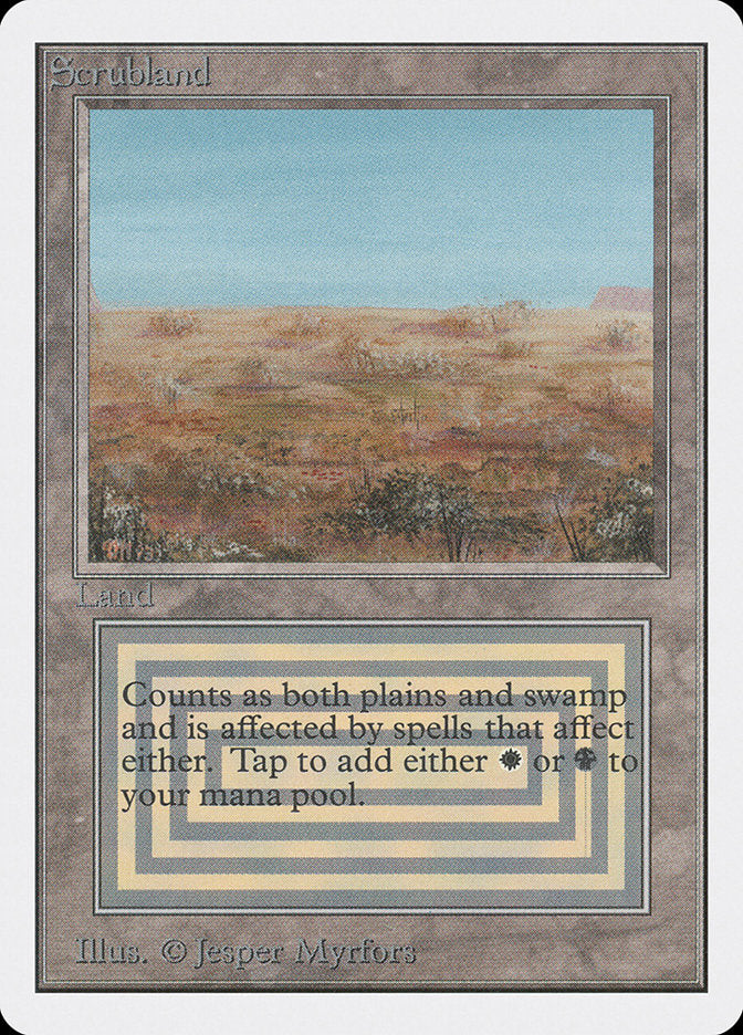 Scrubland [Unlimited Edition] | I Want That Stuff Brandon