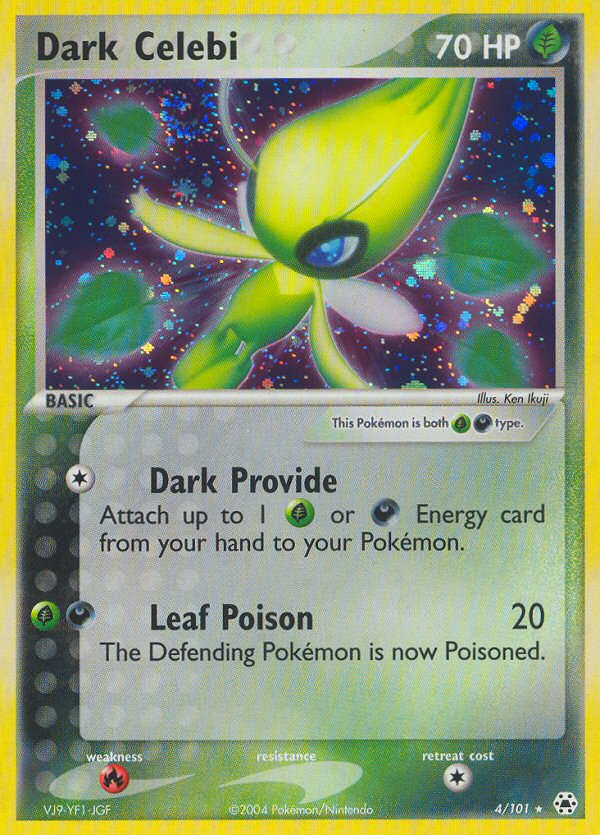 Dark Celebi (4/101) [EX: Hidden Legends] | I Want That Stuff Brandon