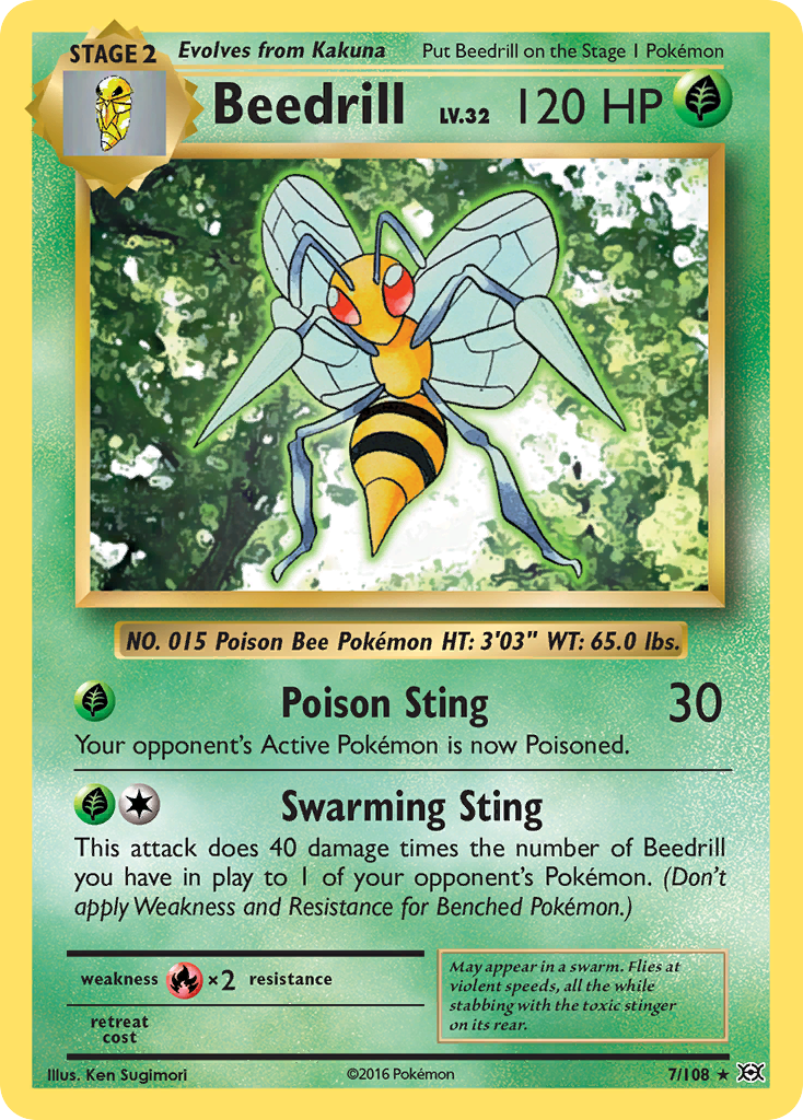 Beedrill (7/108) [XY: Evolutions] | I Want That Stuff Brandon