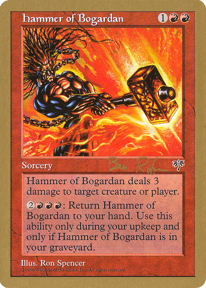 Hammer of Bogardan (Ben Rubin) [World Championship Decks 1998] | I Want That Stuff Brandon