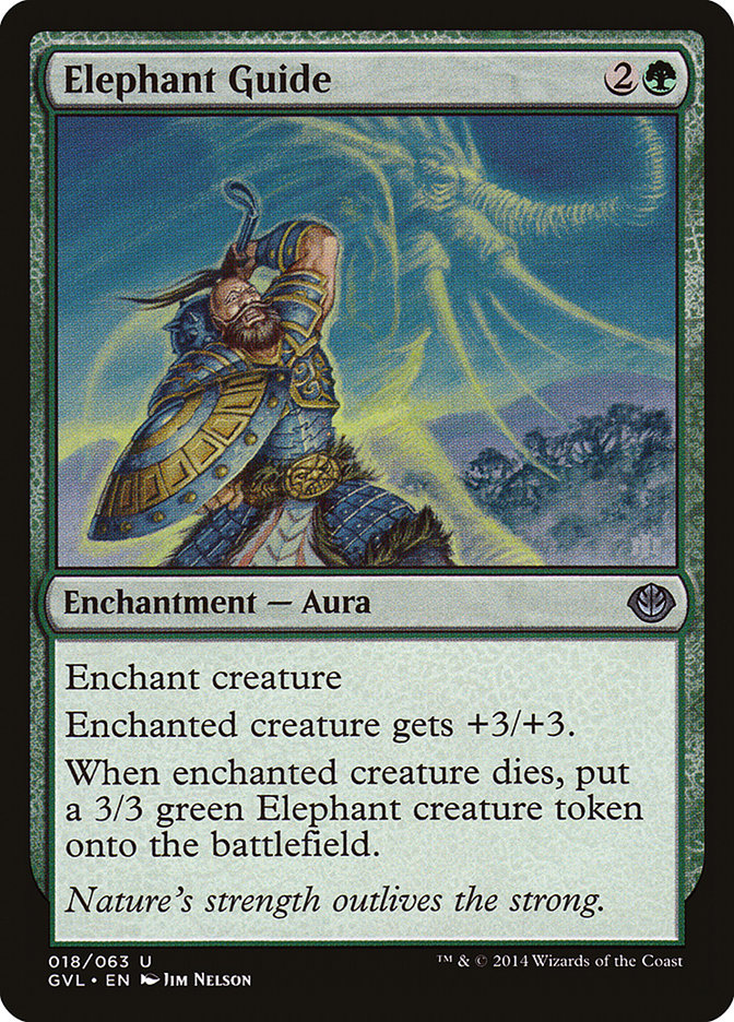 Elephant Guide (Garruk vs. Liliana) [Duel Decks Anthology] | I Want That Stuff Brandon