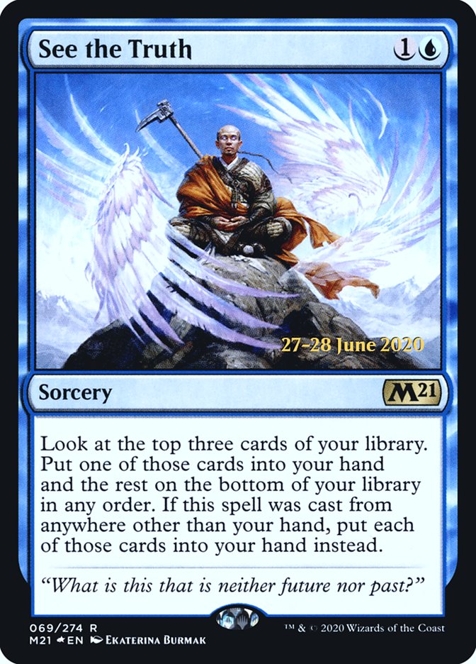 See the Truth [Core Set 2021 Prerelease Promos] | I Want That Stuff Brandon