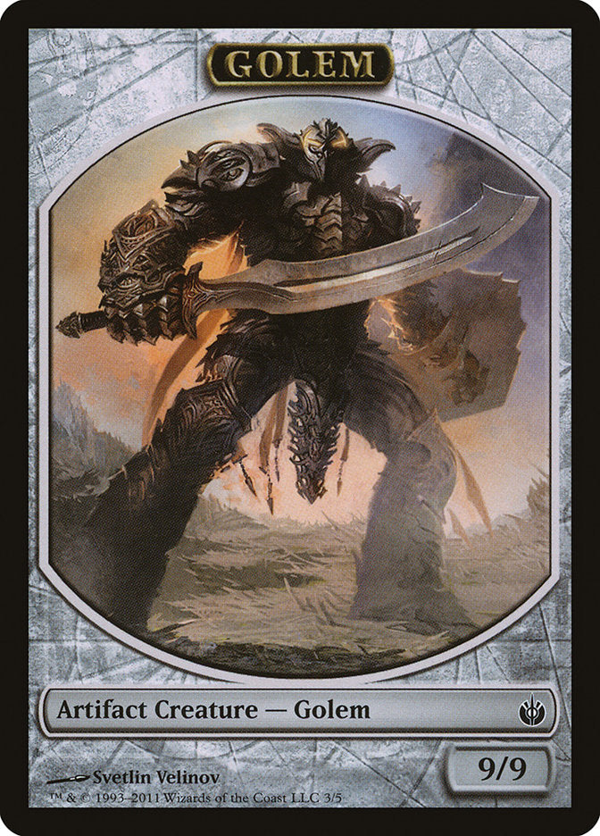 Golem Token [Mirrodin Besieged Tokens] | I Want That Stuff Brandon