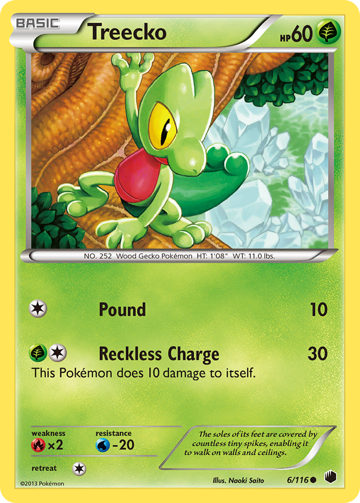 Treecko (6/116) [Black & White: Plasma Freeze] | I Want That Stuff Brandon