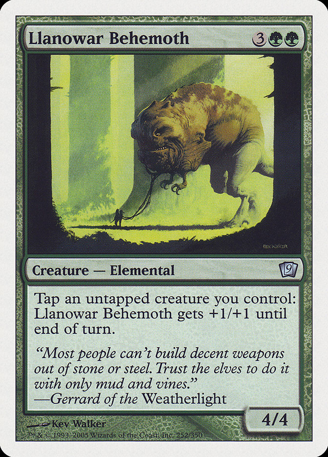 Llanowar Behemoth [Ninth Edition] | I Want That Stuff Brandon