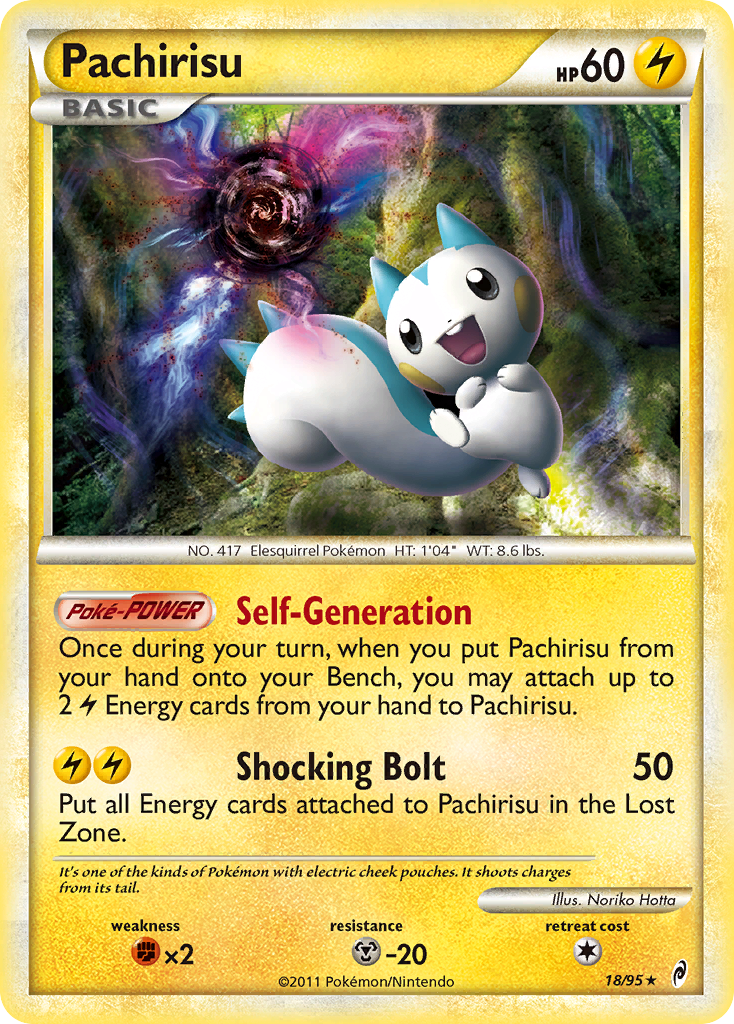 Pachirisu (18/95) [HeartGold & SoulSilver: Call of Legends] | I Want That Stuff Brandon