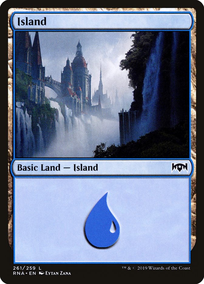 Island (261) [Ravnica Allegiance] | I Want That Stuff Brandon