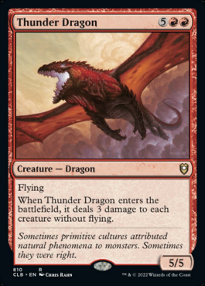Thunder Dragon [Commander Legends: Battle for Baldur's Gate] | I Want That Stuff Brandon